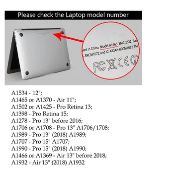 Cvetlični Primeru za MacBook Air 13-palčni A1466 A1369 Cvet Jasno, Prenosnik Lupini Cover za Apple MacBook Air 13
