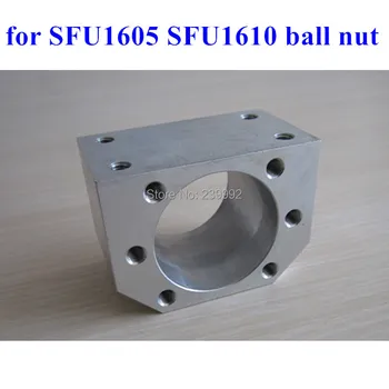 Debelo 3pcs SFU1605 žogo vijak matica ohišja Aluminij Material za 1605 16 mm žogo matica stanovanj nosilec nosilec CNC Deli