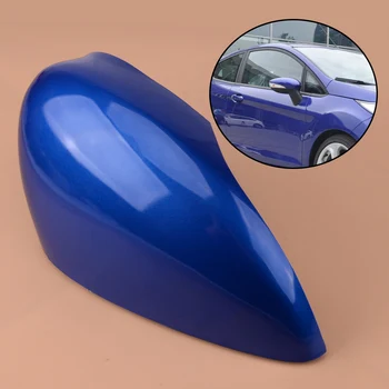 Desno Krilo Vrat Rearview Strani Ogledalo Kritje Skp Avto ABS Modra, Primerni za Ford Fiesta MK7 2008-2016 2017