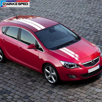 Dirke Lattices Proge Avto Kapuco Streho Dekor Nalepke Za Opel Astra GTC OPC 3-5 Vrata 1 nastavite Auto Telo, Zunanjost Decals