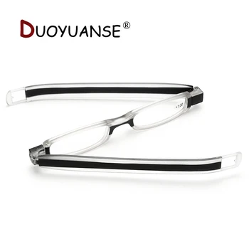 DUOYUANSE Moda prenosni Obravnavi očala 360 Novih zložljiva stare obračanje očala unisex obravnavi očala pero, držalo za očala +2.0