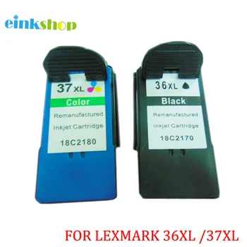 Einkshop 36xl 37xl za Lexmark 36 37 Kartuše za Lexmark X3650 X4650 X5650 X5650es X6650 X6675 Z2420 tiskalnik