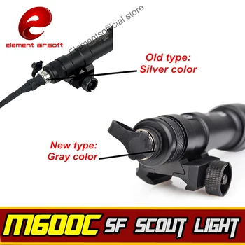 Element Airsoft surefir M600C Orožje Scout svetlobe IR PEQ 15 Zeleno Lasersko Orožje Pištolo Lučka Dvojni Nadzor Stikalo za Taktično Svetilko
