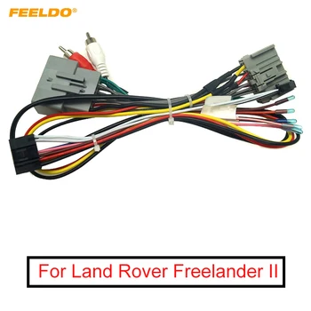 FEELDO 1PC Car Audio CD/DVD-Jev 16PIN Android Napajalni Kabel Adapter Za Land Rover Freelander II Radio Napeljava varnostni Pas