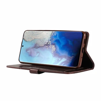 Flip Usnjena torbica Za Samsung Galaxy S20 Ultra S9 S10 Plus S10E S7 S6 rob Opomba 10 Plus 8 9 5 Denarnico, Telefon Primeru Magnetni Primerih