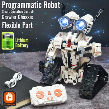 Forange Tehnične RC Robot Izumitelj Gradnike, Avtor Programskega Daljinski Nadzor Inteligentnih Avto Opeke Igrače Za Otroke