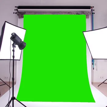 Foto Okolij Fotografsko Opremo Zelene Barve, Bombaž Foto Okolij Studijskega Zaslon Chromakey Ozadje Krpo