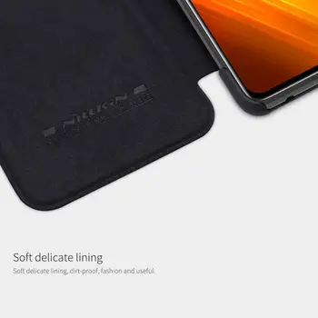 Funda Primeru Za Xiaomi POCO X3 NFC primeru Nillkin letnik Qin PU usnje trdo plastiko hrbtni pokrovček denarnice Mi Poco X3 NFC primeru