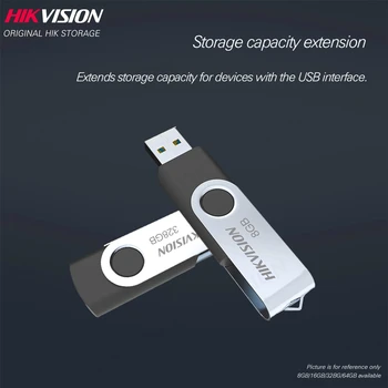 Hikvision HikStorage USB Flash Disk 8GB 16GB 32GB 64GB Mini Pen Drive USB2.0 USB3.0 Pendrive Memory Stick Shranjevanje #M200S