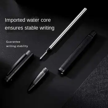 HongDian Black Rollerball Pero Lepo Drevo Gladko Teksturo 0,5 mm Točko Odlično Pisanje Darilo Pero za Podpis Poslovnih Urad