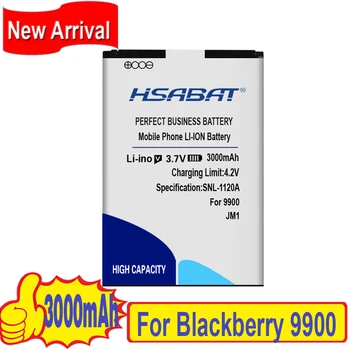 HSABAT 3000mAh JM1 Uporaba Baterije za Blackberry 9900 9930 9850 9860 Baterije