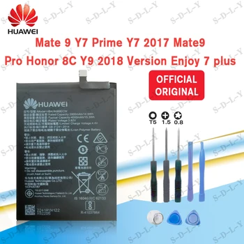 Hua Wei Originalni HB406689ECW 4000 mah Baterija Za Huawei Y9 Prime Y7 Prime 2019 Mate 9 / Mate 9Pro/Čast 8C STK 