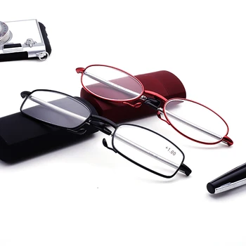 IENJOY Obravnavi Očala Moških Titana Obravnavi Očala Zložljive Presbyopic Očala Modre Svetlobe Blokiranje Očala za Starešine Reader