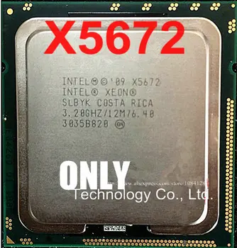 Intel Xeon X5672 CPU procesor /3.2 GHz /LGA1366/12 MB/ L3 95W Cache/Quad Core/ CPU strežnika Brezplačna Dostava , tam so prodajali X5667