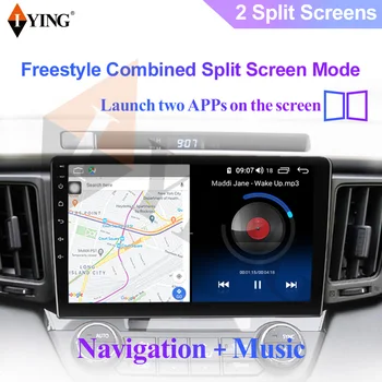 IYING Brezžični Carplay Za Toyota Prius XW30 2009-Avto Radio Večpredstavnostna Video Predvajalnik Navigacija GPS Brezžična Android Auto