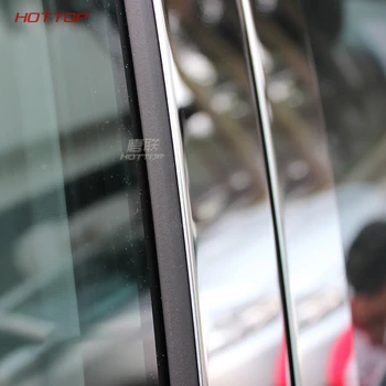 Iz nerjavečega Jekla zrcalni odsev plošče B+C stolpec dekorativne nalepke za Nissan Teana 08-19 8pcs/set