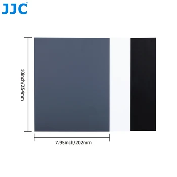 JJC Kamere Točno Barvo Uravnoteženje Orodje Foto Bilance vodoodporna Nevtralno Sivo 3-v-1 Digitalna Siva Kartico za Canon/Sony