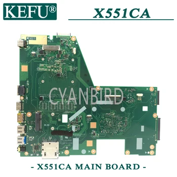 KEFU X551CA original mainboard za ASUS X551CA z 1xSlot 1007U/2117U CPU Prenosni računalnik z matično ploščo