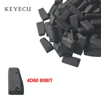 Keyecu 4D60 80BIT 80 Bit Ogljikov Auto Avto Ključ Transponder Čip ID60 80Bit 4D Prazno Čip