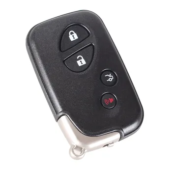 KEYYOU Zamenjava Shell 4 Gumbi Smart Remote Key Fob Primeru Za Lexus GS430 ES350 GS350 LX570 IS350 RX350 IS250 + Prazen Ključ