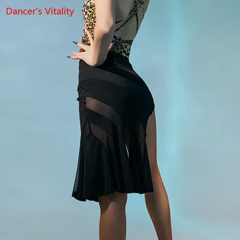 Latinski ples praksi oblačila ženska odraslih til krilo strokovne uspešnosti, ples, oblačila konkurence oblačila