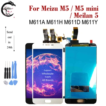 LCD Za Meizu M5 M5s LCD M5 mini M5mini Zaslon, Zaslon na Dotik, Računalnike Skupščine Meilan 5 M611A M611H M611D Zaslon Meilan 5s LCD