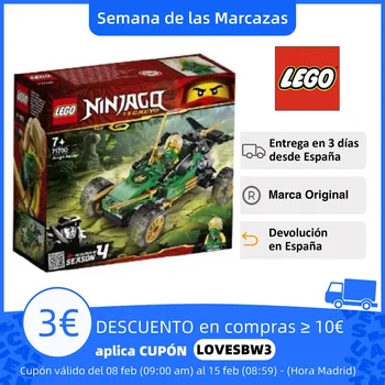 LEGO Ninjago-Jungle otroški Voziček, Ninja avto gradnje igrača, vključuje Lloyd minifigure in različnimi dodatki