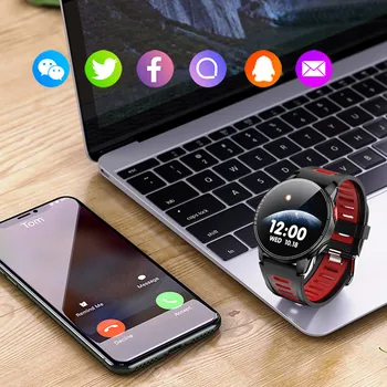 LIGE Novo Pametno Gledati Moške IP68 Vodotesen Športne Ženske Bluetooth Smartwatch Fitnes Tracker Srčnega utripa Za Android IOS