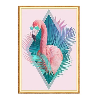 Meian Flamingo Živali celoten kvadratni diamond 5D DIY Diamantno art Diamond slikarstvo Kit navzkrižno šiv diamond mozaik foto doma dekor