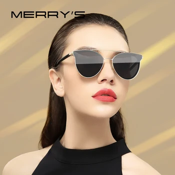 MERRYS DESIGN Ženske Modni Mačka Oči, sončna Očala Ženske Luksuzne blagovne Znamke Trendi sončna očala UV400 Zaščito S8085N