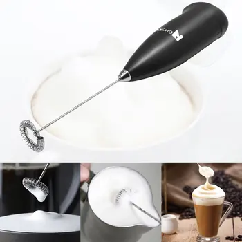 Mini električni jajce mućkalica fancy kave mešalnik ustvarjalne iz nerjavečega jekla gospodinjski mleka bučke jajce mućkalica