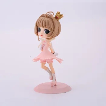 Mini Lepoto Okrasnih Lutka Igrača Anime Plesni Dekle Sakura Igrače Za Dekleta Božič, Darilo Za Rojstni Dan Lutke Torto Dekoracijo Dejanje Slika