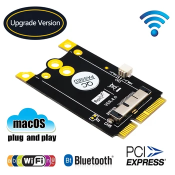 Mini PCI-E do 12+6 Pin WiFi Ploščo Pretvornika mPCI-e Brezžično omrežje WLAN Adapter Modul za Macbook Broadcom BCM94360CD BCM943602CS BCM9
