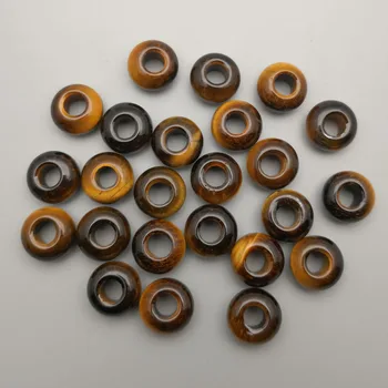 Moda 36Pcs/veliko različni naravni kamen krog mešanih 14x8mm big hloe kroglice za nakit, izdelava Ogrlica, Uhani, pribor