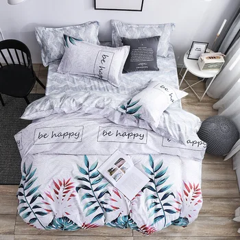 Moderna posteljnina nabor 4pcs posteljo nastavite poletje zelena kul AB strani postelja stanja Zelena rjuhe kritje set listov, posteljno perilo, nove do leta 2020 moda zajema