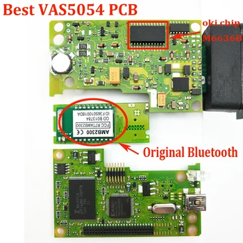Najboljši ODIS VAS5054A Bluetooth Polno Čip OKI VAS 5054A ODIS 5.16 Najnovejši Vas 5054 VAG Avto Orodje za Diagnostiko, s Plastično embalažo Polje