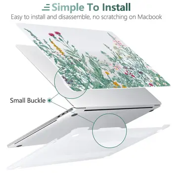 Najnovejši Vzorec Laptop Mat Primeru za Novi MacBook Air Pro 13 16 2020 2019 A2141 A2338 A2289 A2179+Zaslon Film& Tipkovnico Pokrov