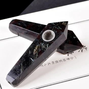 Naravno, Lepo Kristalno Ognjemet Kristalno Carving Palico Kajenje Pipe Kristalno Za Zdravilno Energijo Z Meditacijo
