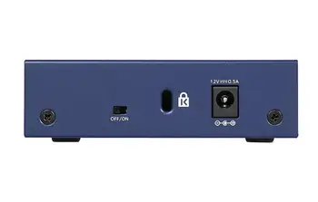 Netgear GS105 5-Port 10/100/1000 Gigabit Ethernet ,pasovno Širino 10 Gbps ,Neurejeni, Desktop Stikalo
