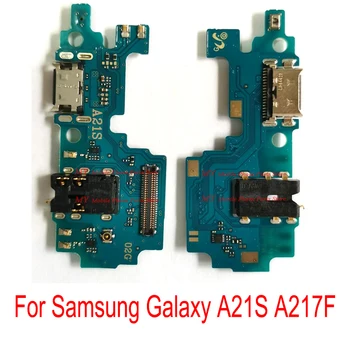 New Visoke Kakovosti USB Polnjenje Dock Vmesnik Odbor Priključek Flex Kabel Za Samsung Galaxy A21S A217 A217F Polnjenje Odbor Flex Kabel