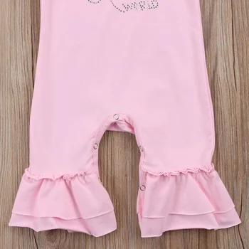 Newborn Baby Dekleta 3D Cvet Romper Jumpsuit+Glavo, Obleke, Oblačila