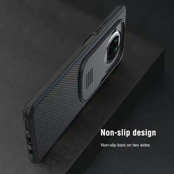 NILLKIN CamShield Primeru Za Xiaomi Mi 10T Lite 5G potisnite pokrov za kamero zaščito za Redmi Opomba 9 Pro 5G Kitajska primeru hrbtni pokrovček