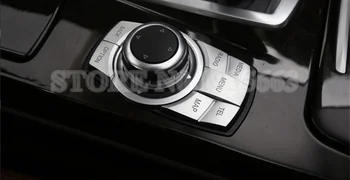 Notranji Konzole iDrive Večpredstavnostna Tipka Kritje Za BMW X5 E70 2010-2013 X6 E71 2010-Avto Dodatki Notranjost Avtomobila Dekor
