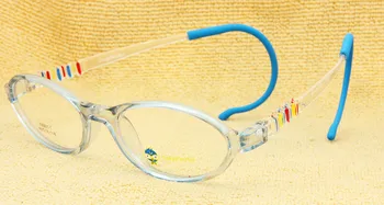 Nov Material TR90 Pomnilnik Otrok Očala Okvirji v 46 16 Velikosti, Lahek, Fleksibilen Jasno Objektiv Fant Dekleta, Otroci Nerd Očala za Kratkovidnost