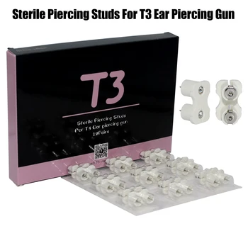 Nov Prihod T3 Strokovno Ear Piercing Pištolo Ear Piercing Instrument Orodje Kirurškega Jekla Uhan Žrebec Za Ear Piercing Prodanih Set