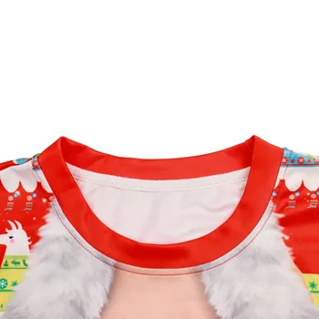 Nov vnos Božič Puloverji Stilsko Unisex Moški Ženske Santa Claus Ugly Pulover Božič Novost Seksi RDEČE Retro Pulover