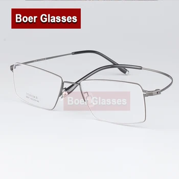 Nova Moda Poslovni Moške Polno Platišča Očala Čistega Titana Pravokotnik Očala na Recept Eye Glasses Rxable #8963