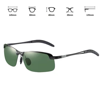 Nove Luksuzne Polarizirana sončna Očala Za Moške Vožnje Ribolov, Pohodništvo sončna Očala Moški Classic Vintage moška Očala Črni Odtenki UV400