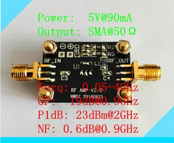 NOVO 1PC Ultra-low noise NF = 0.6 dB 0.05-4 G širokopasovni ojačevalnik