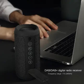 Novo DAB Digitalni Radijski Sprejemnik z Anteno, Bluetooth Zvočnikov za Domači Stereo TV z USB Prebrati Disk Funkcija Dodatki